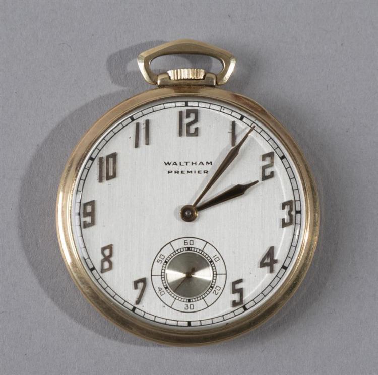 how to open a waltham pocket watch
